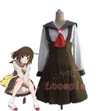 Fantasia cosplay de personagens do anime monstory, sengoku, nadeko, traje feminino de halloween 2024 - compre barato