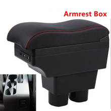 for Toyota Rush armrest box universal car center console modification accessories double raised with USB 2024 - buy cheap