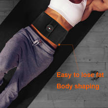 Aparador de cintura abdominal, vibração, estimulador de músculo ab, cinta plana e estômago, massagem, cinto de treino 2024 - compre barato