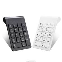 2.4GHz Wireless Numeric Keypad 18 Keys Digital Keyboard for Accounting Teller Laptop Tablets Ja27 21 Dropship 2024 - buy cheap