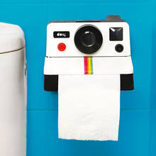 WC коробка для салфеток креативная Ретро Polaroid камера форма вдохновила коробки для салфеток держатель рулона туалетной бумаги коробка для ванной комнаты Ретро Декор 2024 - купить недорого