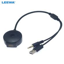LEEWA-módulo receptor inalámbrico con Bluetooth para coche, conector AUX de 3,5mm y adaptador de música USB, Cable auxiliar para BMW Mini Cooper Kit # CA6260, 5 Juegos 2024 - compra barato