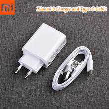 Xiaomi-cargador rápido MDY-10-EL, adaptador Turbo de 27W, EU QC 4,0, Cable tipo C para Mi 9, 10, 11, CC9 Pro, Poco X2, F2 Pro, Redmi K20, K30 Pro 2024 - compra barato