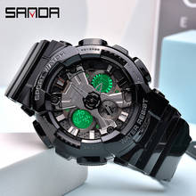 SANDA Outdoor Men Sport Watch Multifunction Wristwatch Mens Chronograph Alarm 5Bar Waterproof Digital Watch reloj hombre 2024 - buy cheap