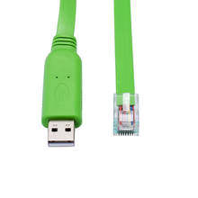 Qindiano-cabo usb rs232 rj45 para roteador, venda direta, cabo de 6ft, 1.8m de comprimento, roteador de rede 2024 - compre barato