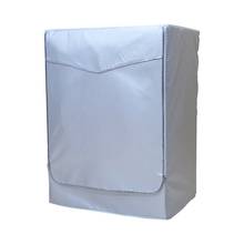Washing Machine Cover Polyester Fibre Waterproof Front Load Laundry Dryer Cover Sunscreen Laundry Silver Coating Dustproof Cover 2024 - buy cheap