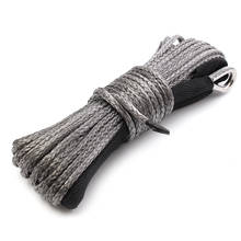 Cabrestante gris para remolque de coche, 15M, cuerda de remolque, gancho de correa, accesorios de coche para camión, furgoneta, recuperación de carretera 2024 - compra barato