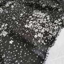 Платье модное цветочное праздничное шифоновое для танцев 75D, юбка для косплея, шарф, блузка, тканевая ткань 2024 - купить недорого