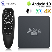 Dispositivo de TV inteligente X96Q PRO, decodificador con Android 10, Allwinner H313, cuatro núcleos, Wifi Dual 2,4G 5G, reproductor multimedia 4K, X96Q 2024 - compra barato