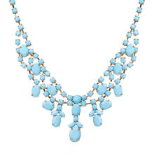 Bettyue Shiny AAA Blue Zirconia Necklace Fascinating Design For Female Luxury Decoration In Bridal Wedding Party Fashion Gift 2024 - buy cheap