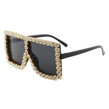 2020 Квадратные Солнцезащитные очки большого размера для женщин и мужчин Винтажные Солнцезащитные очки Брендовые дизайнерские многоцветные очки Oculos De Sol Feminino 2024 - купить недорого