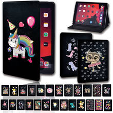 Tablet Case for Apple Ipad 8 2020 10.2 Inch 8th Generation Leather Filp Folding Bracket Tablet Cover Case 2024 - buy cheap