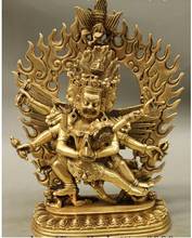 YM  305  10 " Tibet Brass budismo Mahakala de Heruka Vajrakilaya estatua de buda China wholesale factory Bronze Arts Copper 2024 - buy cheap