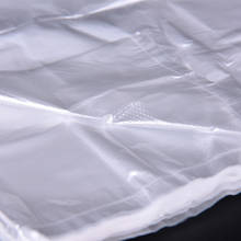 100 sacos de plástico transparentes do supermercado dos pces 20*30cm sacos de compras com sacos plásticos do portador do empacotamento de alimento do punho 2024 - compre barato