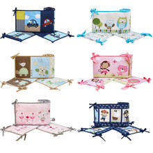 INS Crib Bumper Sets Cotton Baby Bed Bumper for Newborn Bumpers Infant bebe Baby Cot Safe Protect Unisex 2024 - buy cheap