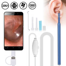 Visual Ear Cleaner Endoscope 3 in1 USB HD Visual Ear Spoon 5.5mm Mini Camera Android PC Ear pick Otoscope Borescope Ear Care 2024 - buy cheap