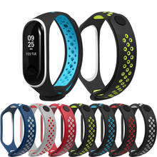 Sport for Mi Band 5 4 Strap Wrist Strap for Xiaomi mi band 3/4 Soft Silicone Bracelet for Mi band 4 5 band3 Smart Watch Bracelet 2024 - buy cheap