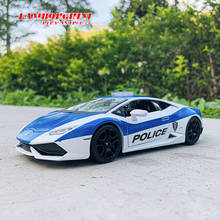 Maisto 1:24 Lamborghini HURACAN police car LP610-4 simulation alloy car model crafts decoration collection toy tools gift 2024 - buy cheap