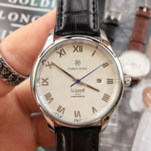 PABLO RAEZ-Reloj de pulsera sencillo de cuero para hombre, cronógrafo de lujo con fecha, informal, a la moda, de alta calidad, 100% 2024 - compra barato