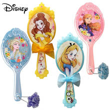 Disney Frozen Kids Hair Comb Belle Princess Hair Brush Mermaid Alice Rapunzel 3D Comb Girl Hair Brush Disney Christmas 2024 - buy cheap