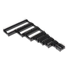 100 Pieces IC Sockets Low Profile DIP 6Pin 8P 14P 16P 18P 24P 28P 40Pin 2024 - buy cheap