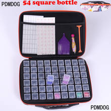 132/54 bottles of diamond painting box toolbox storage box protective cover handbag Diamond Painting Double Layer Storage Box 2024 - buy cheap