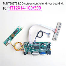 Monitor de panel LCD para HT12X14-100/300 VGA + DVI LVDS 20Pin CCFL MNT68676, tablero controlador de unidad de pantalla 12,1 "1024x768, kit DIY 2024 - compra barato