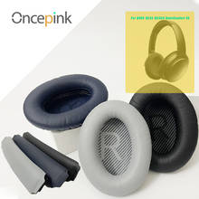 Oncepink Replacement EarPads Headband For BOSE QC35 QC35II QuietComfort  Headphone Ear Cover Leather Repair Earphone Accessories 2024 - buy cheap