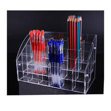 2/3/4 Tiers multifunction pen display rack acrylic Eyeshadow Pencil storage box Lipstick nail polish holder free shipping 2024 - buy cheap