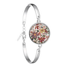 Classic Flower of Life Bracelet Om Yoga Chakra Mandala Fashion 18mm Glass Cabochon Dome Sacred Geometry Women Men Jewelry Bangle 2024 - buy cheap