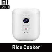Xiaomi Ocooker Mini Rice Cooker 1.2L one-button quick boil energy-saving Porridge Children foods Non-stick bottom easy cleaning 2024 - buy cheap
