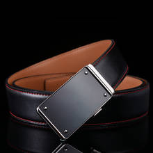 Plyesxale Automatic Belt Men Brand Men's Genuine Leather Belt Casual Belts Luxury Designer 3D Printed Alloy Buckle Cinturon G14 2024 - buy cheap