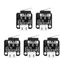 5Pcs 3D Printer Accessories X/Y/Z Axis End Stop Limit Switch 3Pin N/O N/C Control Easy to Use Micro Switch for CR-10 Series Ende 2024 - buy cheap