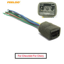 FEELDO 1PC 16pin Car Radio Stereo Wire Harness Plug Cable Female For CHEVROLET AVEO/LOVA #FD-1606 2024 - buy cheap