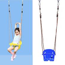 2020 nova corda swing seat com corda & anéis de montagem crianças bebê criança plástico balanço 2024 - compre barato