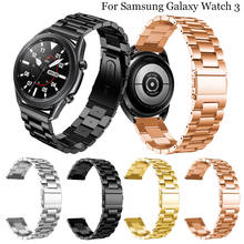 Ремешок из нержавеющей стали для Samsung Galaxy Watch 3 45 мм 41 мм 2024 - купить недорого