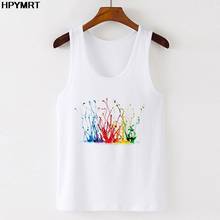 New Summer cosmetic Printed Harajuku Camisole Vest Tank Tops Women Tshirt Streetwear Casual Sleeveless Plus Size Female Clothing 2024 - buy cheap
