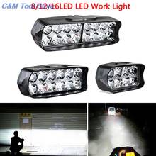 12-24W 8LED/12LED/16LED Work Light Bar Flood Spot Combo Driving Lamp Car Truck Offroad 12-85V Wholesale 1PC 2024 - buy cheap