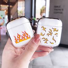 Funda de silicona Flame para Airpods 1 2, funda para auriculares, cubierta protectora delgada para Airpods Pro, funda para auriculares 2024 - compra barato