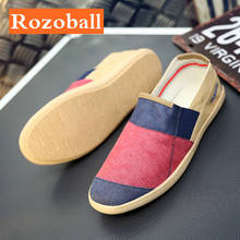 BigSize 46 Mens Shoes Casual Fisherman Canvas Shoes Men Fashion Loafers Soft Slip On Espadrilles For Men Dropshipping Rozoball 2024 - buy cheap