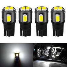 Bombilla LED para coche T10 Canbus 194 W5W 192 6 SMD 5630, luz de estacionamiento lateral, sin Error, 4 Uds. 2024 - compra barato