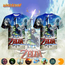 WHOSONG nintendo Топ Игры 3D Zelda забавная футболка интересные детская одежда мужская куртка спортивная одежда 2024 - купить недорого