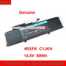 Оригинальный 4rxfk C1JKH 14,8 V 69Wh для Dell XPS 14 L1421X XPS 14Z XPS L421X XPS P30G 2024 - купить недорого