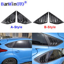 For Ford Focus Rear Quarter Window Louvers Abs Car Styling Tunning Panel Side Vent Cover Sticker Trim 12 18 St Rs Hatchback 2pcs Buy Cheap In An Online Store With Delivery Price