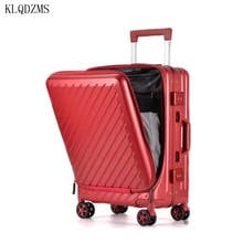 KLQDZMS PC Travel Suitcase  Rolling Luggage with Laptop bag Universal wheel Men Business Trolley case 2024 - buy cheap