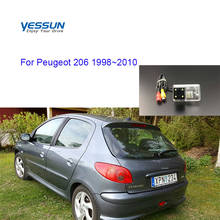 Yessun câmera de visão traseira para peugeot 206 1998 ~ 2010, câmera de backup/câmera de placa de licença/câmera de estacionamento 2024 - compre barato