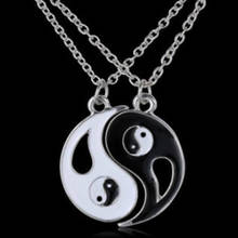 Figura oito apetitoso yin yang pingente casal colar moda jóias explosivas 2024 - compre barato
