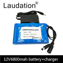 18650 Li-Ion Battery Portable Rechargeable Battery DC 12 V 12.6 V 6800 mAh Battery/12.6V Battery Pack +12.6V1A Charger 2024 - buy cheap