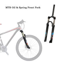 Fashion Ultra-light 26" Mountain Bike Bicycle Oil/Spring Front Fork MTB Front Fork bicicleta de montaña Parts Cycling Bike Fork 2024 - buy cheap