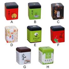 Mini caixa de armazenamento de lata, caixa quadrada selada de chá para café, chá, folhas, embalagem de ferro, estilo chinês, coleção de latas de recipiente 2024 - compre barato